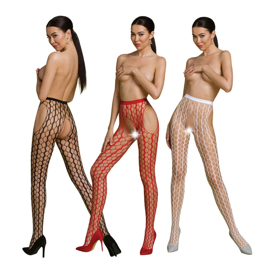 PASSION - COLEO ECO BODYSTOCKING ECO S007 VERMELHO